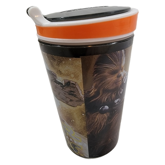 Star Wars The Force Awakes Snackeez Drink Cup With Straw Hole Zak! Designs - Picture 5 of 9